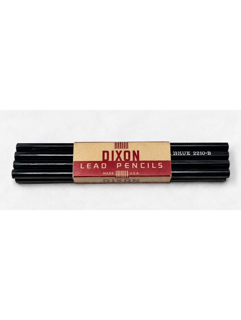 Vintage Dixon Blue 2210-B Pencils 12pc NOS USA Original Wrapper